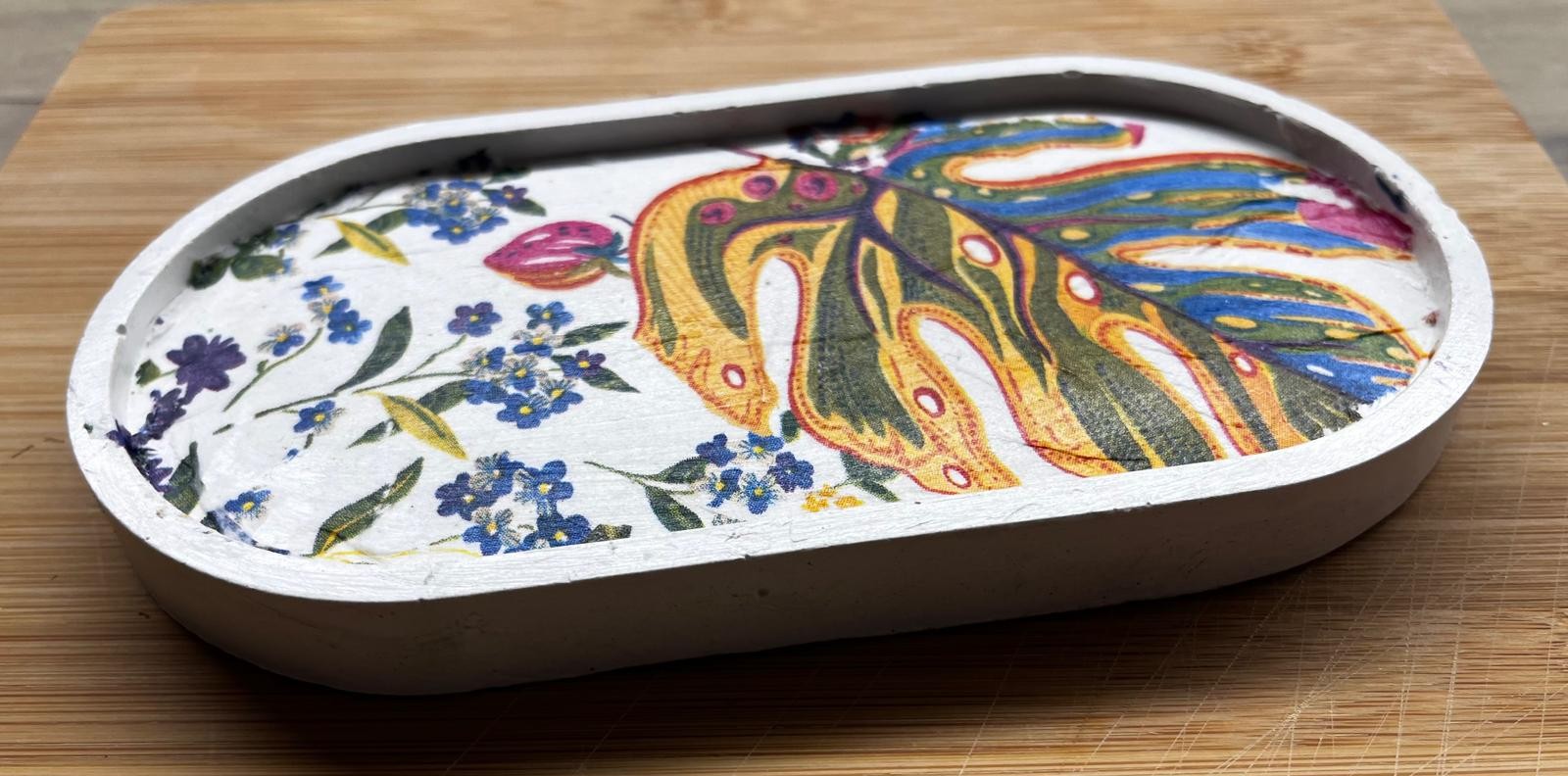 Bandeja servilleta decoupage - modelo 1
